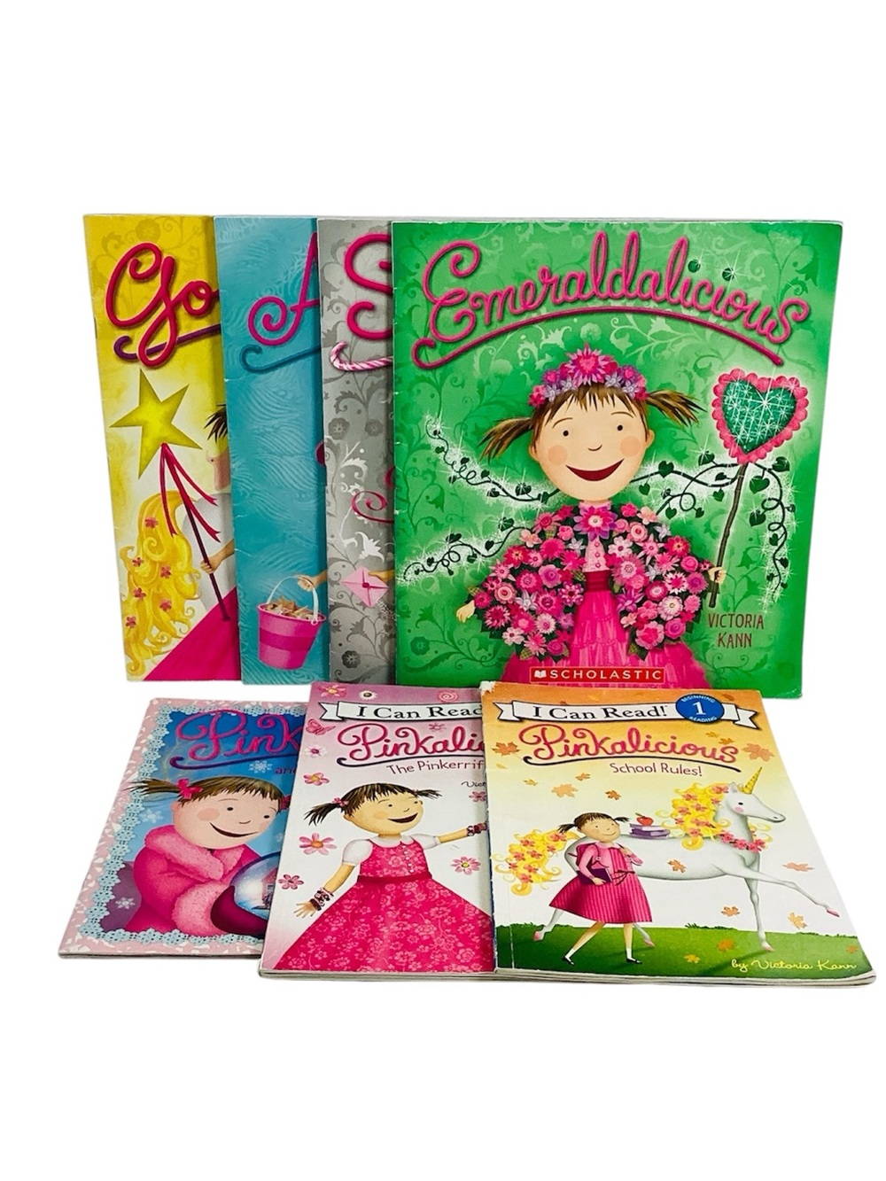 🌺 Emeraldaldicious & Pinkalicious Book Bundle - 7pc.